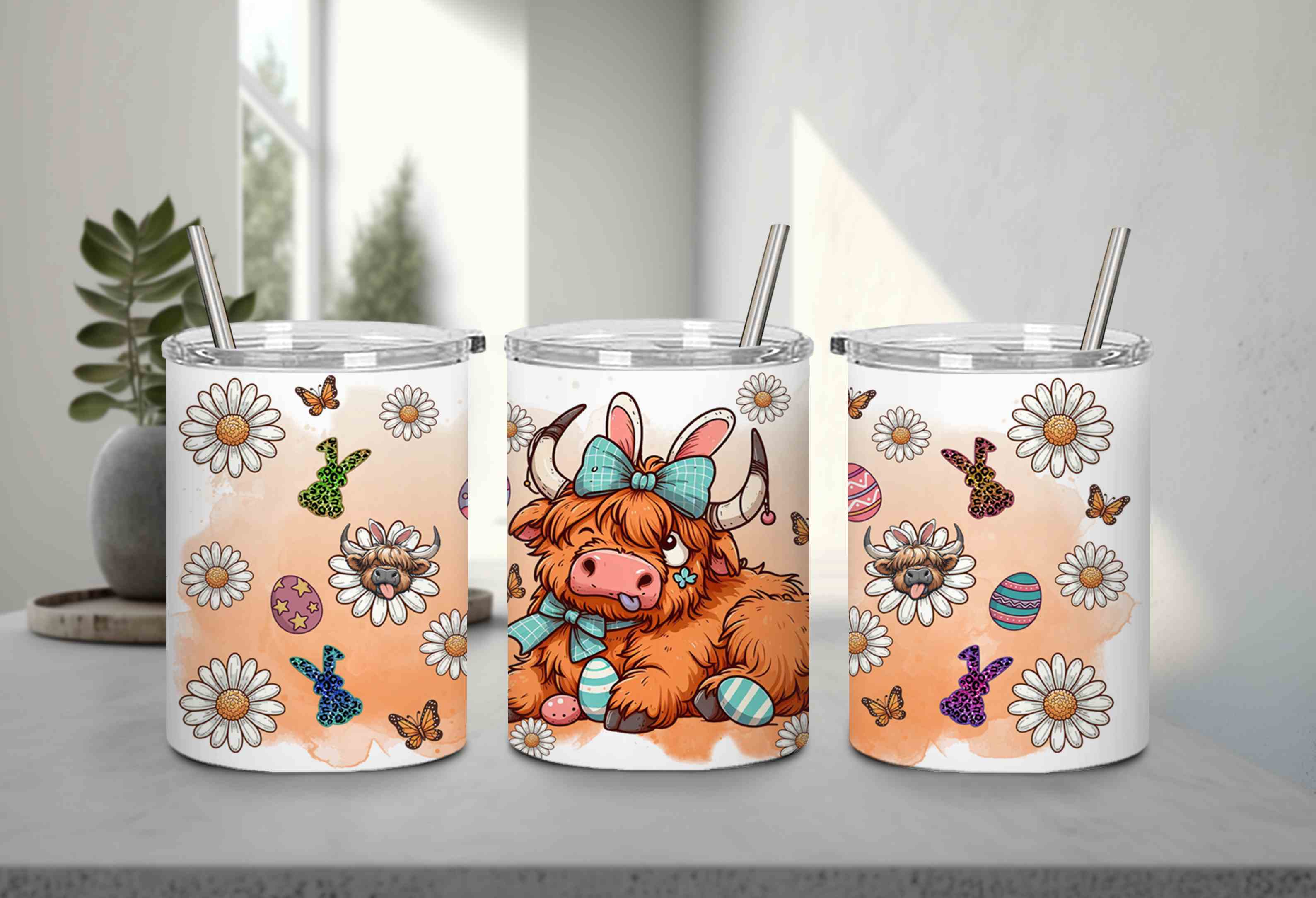 Highland Cow Easter-10371